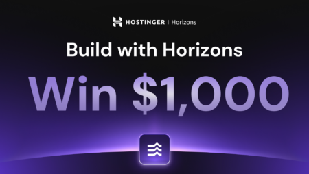 Win $1,000 cash: demonstrate your Hostinger Horizons website