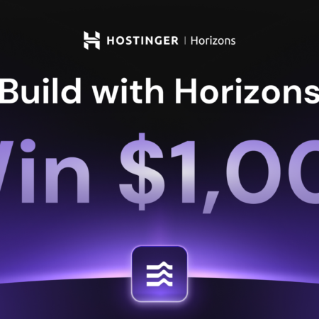 Win $1,000 cash: demonstrate your Hostinger Horizons website