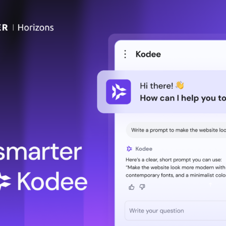 Let Kodee supercharge your progress with Hostinger Horizons